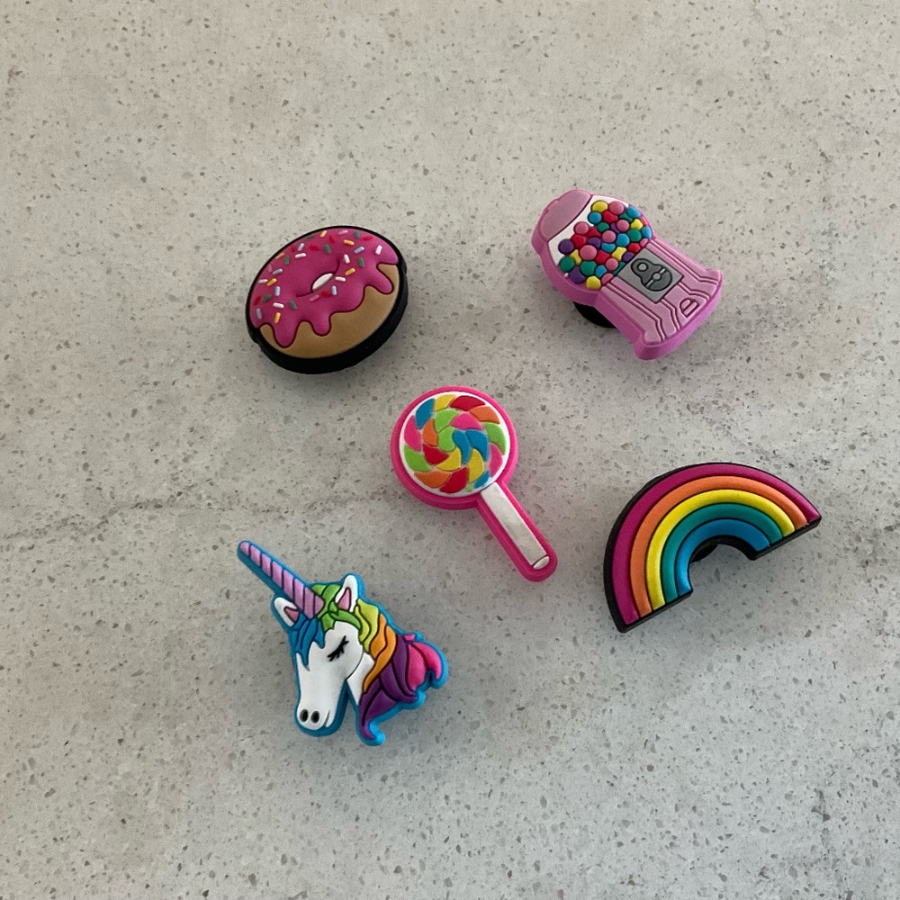 5 piece Jibbitz pack